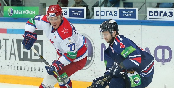 Игорь Григоренко забросил свою сотую шайбу в КХЛ
