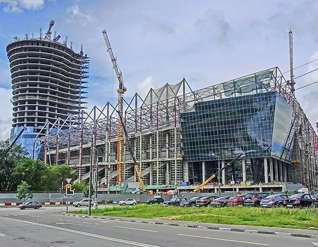 Строительство стадиона ПФК ЦСКА. 19.09.2015