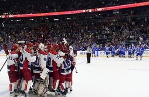 ЦСКА вырвал победу у СКА в матче за Кубок открытия КХЛ: фоторепортаж