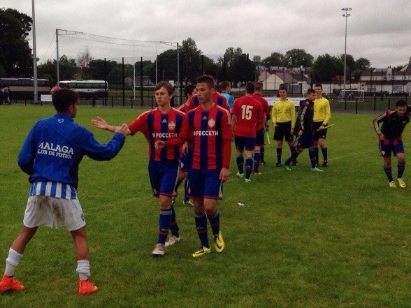 ЦСКА — Малага 3:1. MILK CUP 2015