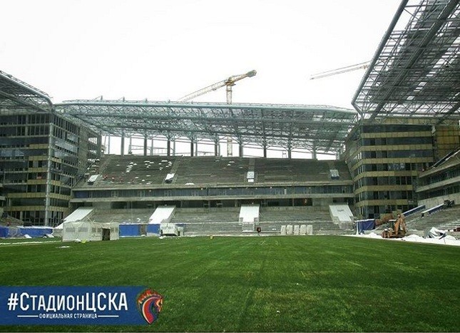 Строительство стадиона ПФК ЦСКА. 26.12.2015